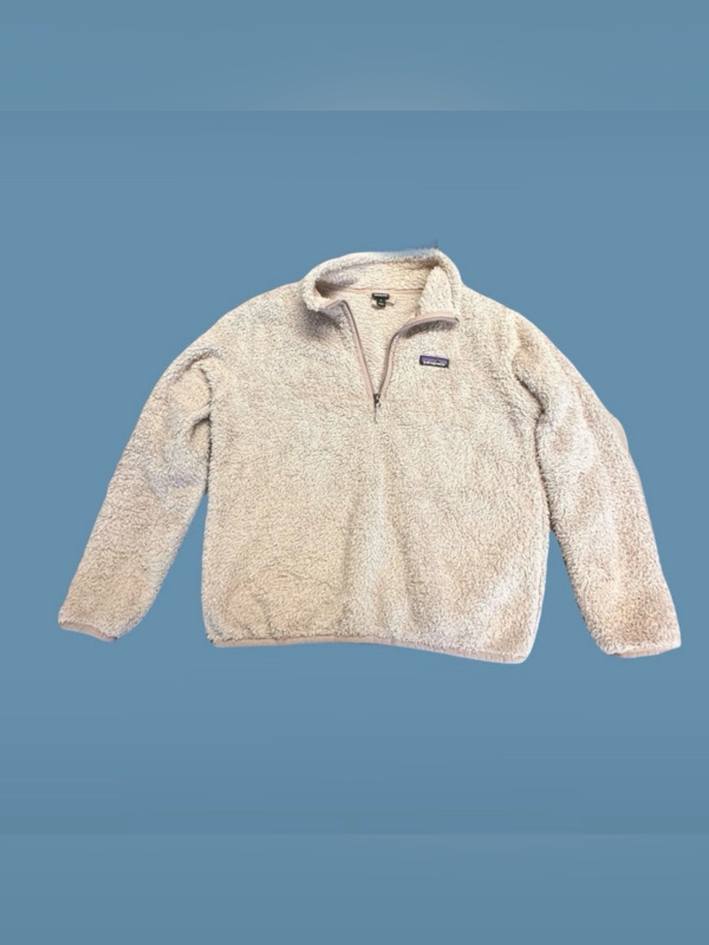 Patagonia Women’s Cream Sherpa Zip-Up Pullover